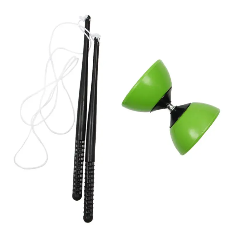 Plastic Bowl Diabolo Juggling Spinning Chinese Yo Yo Classic Toy with Hand Sticks Green
Plastic Bowl Diabolo Juggling Spinning Chinese Yo Yo Classic Toy with Hand Sticks Green