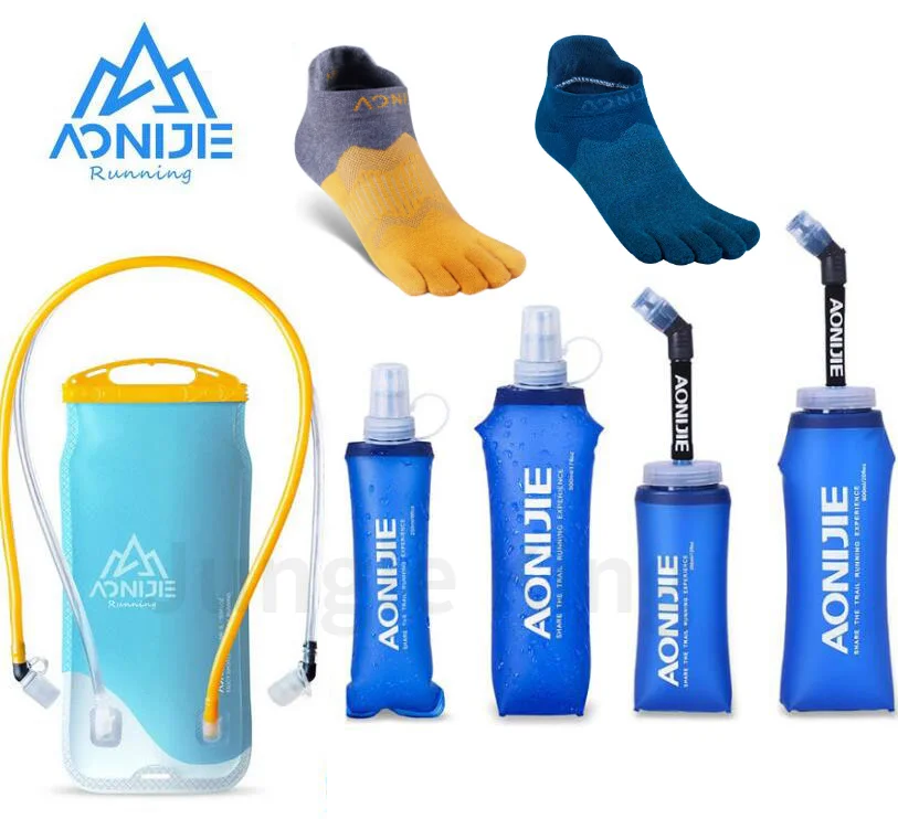 AONIJIE 2PCS Five Toe Socks Foldable Silicone Water Bottle Outdoors Traveling Sport Running Cycling Kettle Healthy Soft Material 
AONIJIE 2PCS Five Toe Socks Foldable Silicone Water Bottle Outdoors Traveling Sport Running Cycling Kettle Healthy Soft Material