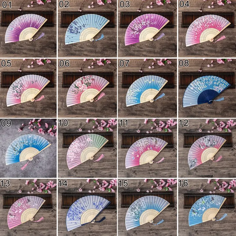 Chinese and Japanese Style Butterflies Cherry Blossoms Folding Fan Decorative Craft Fan for Wedding Party Festival Dance Fan
Chinese and Japanese Style Butterflies Cherry Blossoms Folding Fan Decorative Craft Fan for Wedding Party Festival Dance Fan