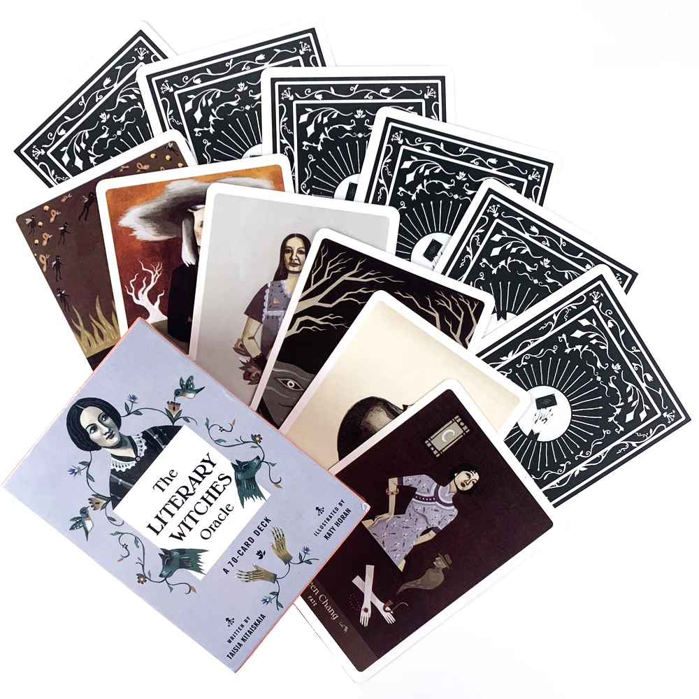 70Pcs The Literary Witches Oracle Cards Divination Tarot English Version Fortune Telling Deck Party Entertainment Board Game
70Pcs The Literary Witches Oracle Cards Divination Tarot English Version Fortune Telling Deck Party Entertainment Board Game