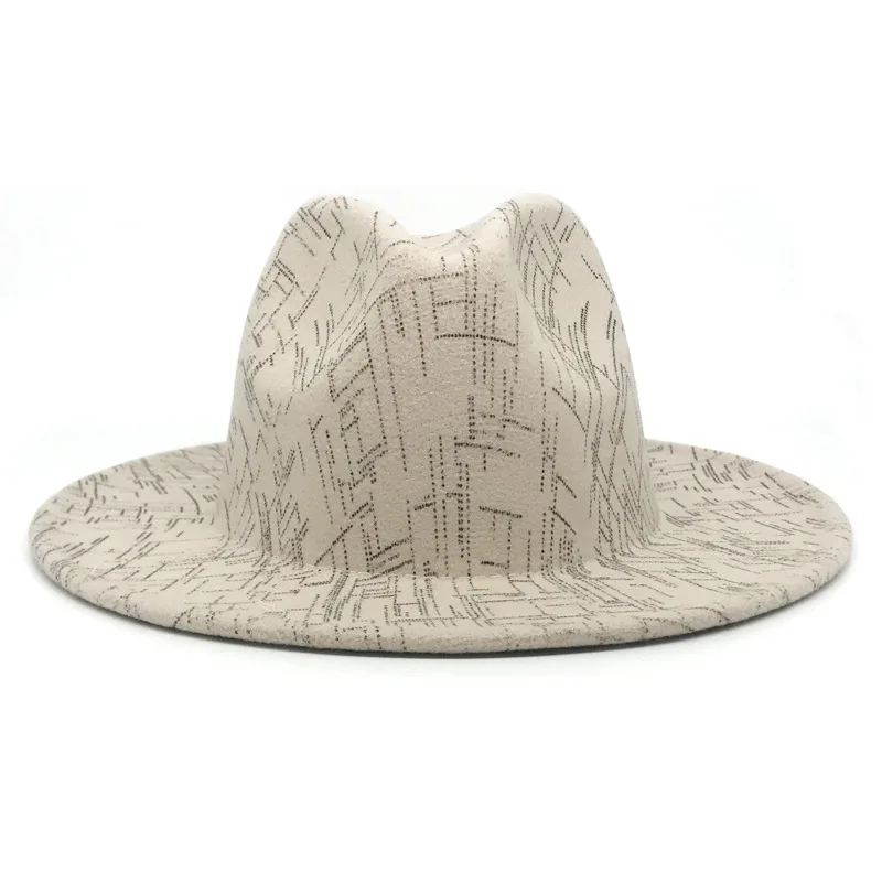 High-end Striped Wool Top Hat With Big Brim Jazz Cap British Style Classic Autumn And Winter Warm Wool Hat Flat Brim Felt Hat
High-end Striped Wool Top Hat With Big Brim Jazz Cap British Style Classic Autumn And Winter Warm Wool Hat Flat Brim Felt Hat