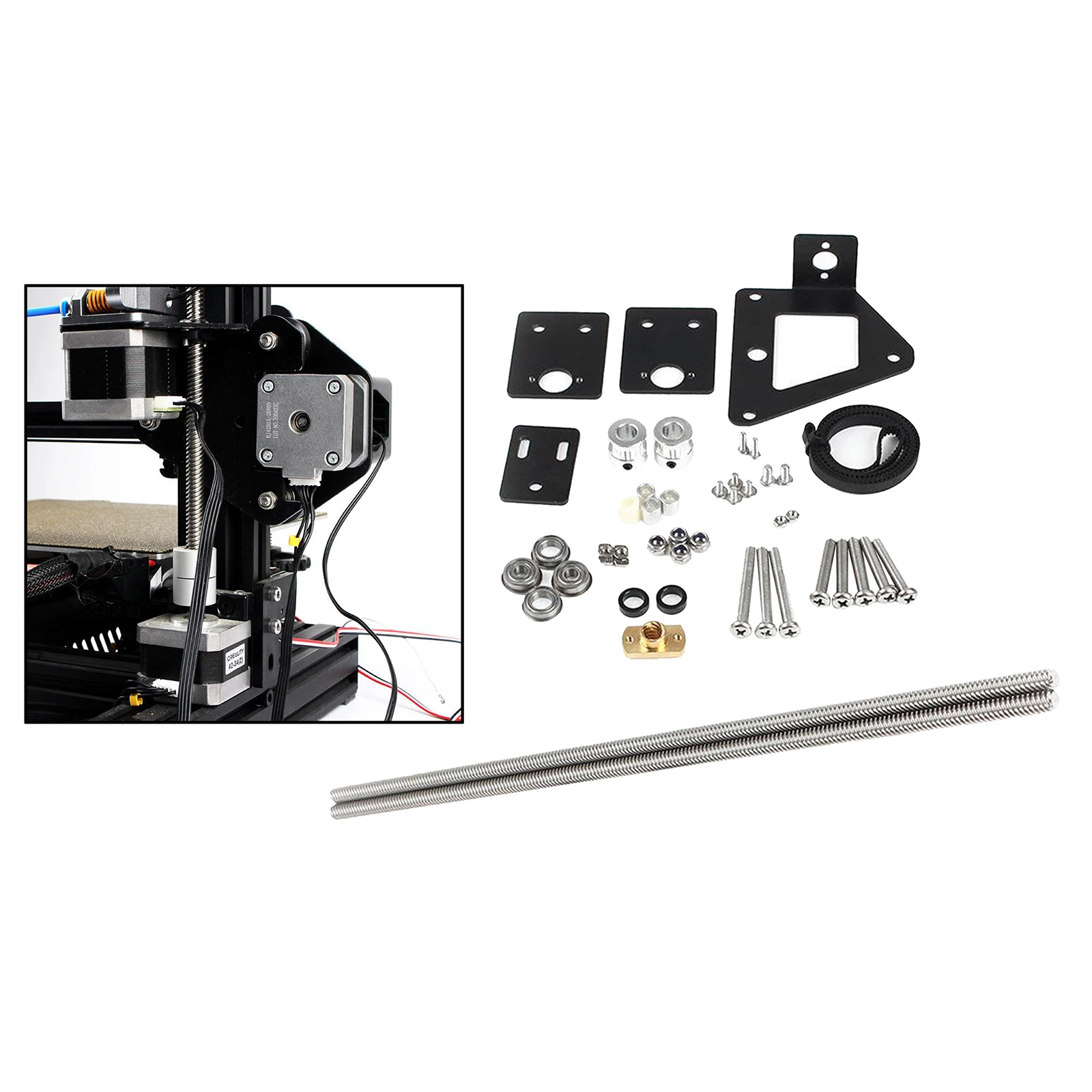 Dual Z axis Upgrade Kit Z Tension Pulley Set For Ender-3 Ender 3 Part Single Motor Dual Z-axis
Dual Z axis Upgrade Kit Z Tension Pulley Set For Ender-3 Ender 3 Part Single Motor Dual Z-axis