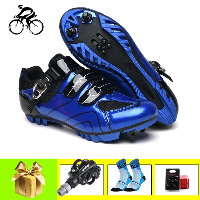 Cycling Sneaker for Men Women Mountain Bike Shoes SPD Pedals Self-locking Breathable Mtb Bicycle Spinning Riding Shoe | Спорт и
