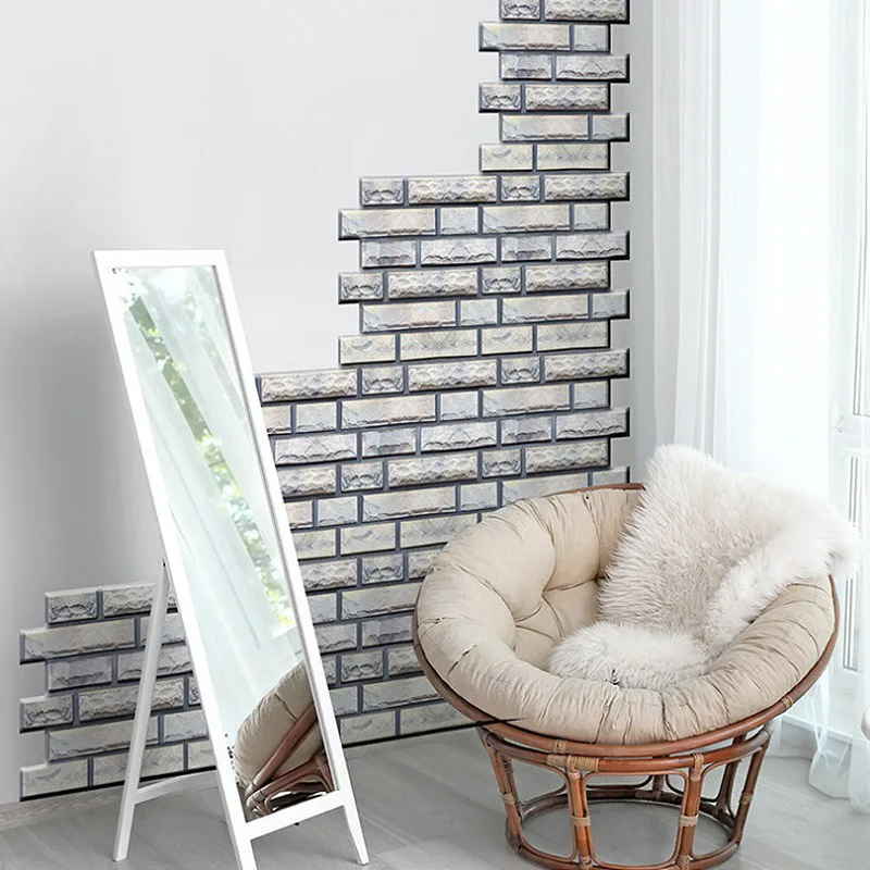 5Pcs 30*30cm Wall Sticker 3D Se-lf-Adhesive Kitchen Wall Tiles Stickers Bathroom Mosaic Stickers Peel
5Pcs 30*30cm Wall Sticker 3D Se-lf-Adhesive Kitchen Wall Tiles Stickers Bathroom Mosaic Stickers Peel