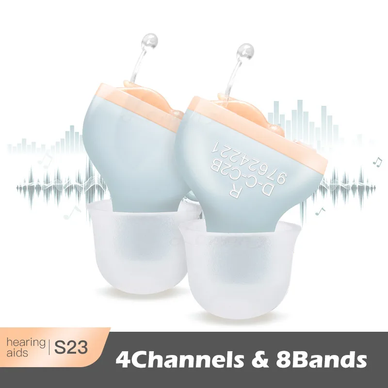 Digital Hearing Aid Listen Sound Amplifier High Powerful CIC Hearing Aids Wireless Ear Aids for Elderly Moderate to Severe Loss
Digital Hearing Aid Listen Sound Amplifier High Powerful CIC Hearing Aids Wireless Ear Aids for Elderly Moderate to Severe Loss