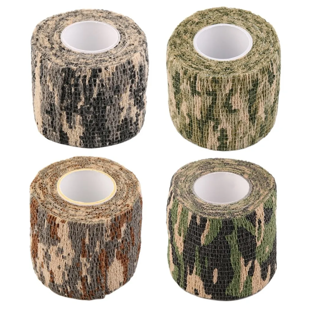 Camouflage Elastic Wrap Tape Hunt Disguise Elastoplast Self -Adhesive Sports Protector Knee Finger Ankle Athletic Bandage Tape
Camouflage Elastic Wrap Tape Hunt Disguise Elastoplast Self -Adhesive Sports Protector Knee Finger Ankle Athletic Bandage Tape
