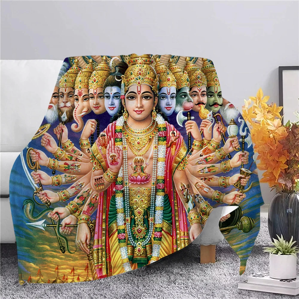 CLOOCL Hindu God Brahma Warm Flannel Blanket 3D Print Vishnu and Shiva Throws Blanket Office Nap Blanket Sherpa Blanket Quilt
CLOOCL Hindu God Brahma Warm Flannel Blanket 3D Print Vishnu and Shiva Throws Blanket Office Nap Blanket Sherpa Blanket Quilt
