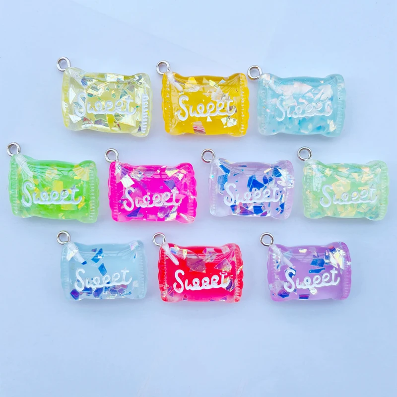 10 Lovely Resin Cartoon Shiny Candy Series Pendant Key Chain Pendant Necklace Pendant For DIY Decoration Accessories 049
10 Lovely Resin Cartoon Shiny Candy Series Pendant Key Chain Pendant Necklace Pendant For DIY Decoration Accessories 049