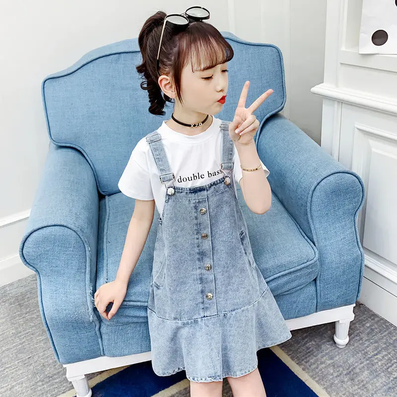 Breastplate Little Girls Dresses Denim Overalls Girl Skirtall Jumper Plain Girls Pinafore Mini Dress Toddler Girl Spring Clothes
Breastplate Little Girls Dresses Denim Overalls Girl Skirtall Jumper Plain Girls Pinafore Mini Dress Toddler Girl Spring Clothes