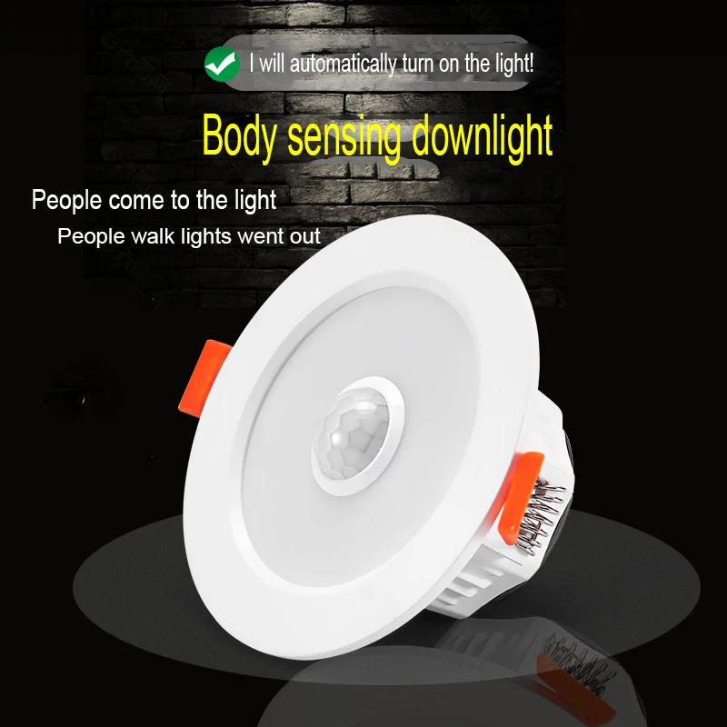 LED Body Sensor Down Lamp Automatic Intelligent Switch Embedded 2.5/3/4/6 Inch Corridor Corridor Porch Door Sensor Wall Lamp
LED Body Sensor Down Lamp Automatic Intelligent Switch Embedded 2.5/3/4/6 Inch Corridor Corridor Porch Door Sensor Wall Lamp
