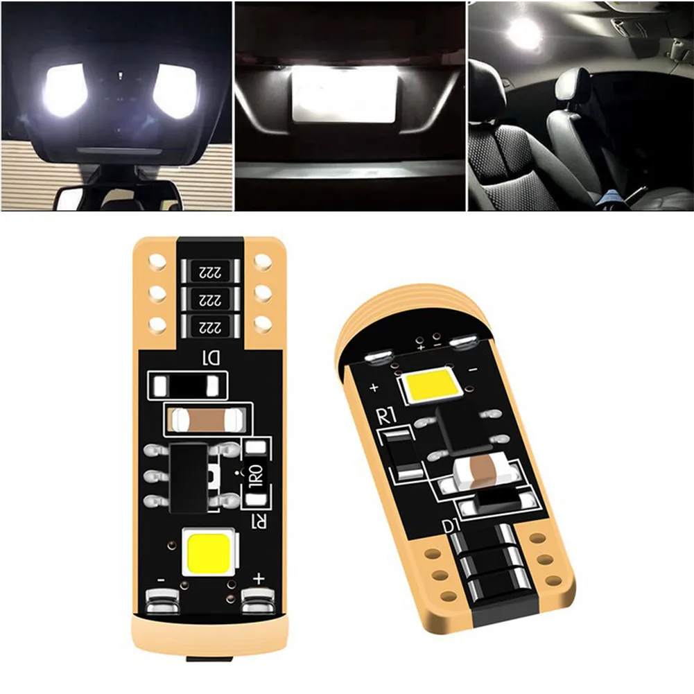 2X Decoding T10 Width Indicator Light 3030 Lamp Beads W5W Door Light 6000K 12V 10*21.9mm W5W 194 Car Headlight Bulbs
2X Decoding T10 Width Indicator Light 3030 Lamp Beads W5W Door Light 6000K 12V 10*21.9mm W5W 194 Car Headlight Bulbs