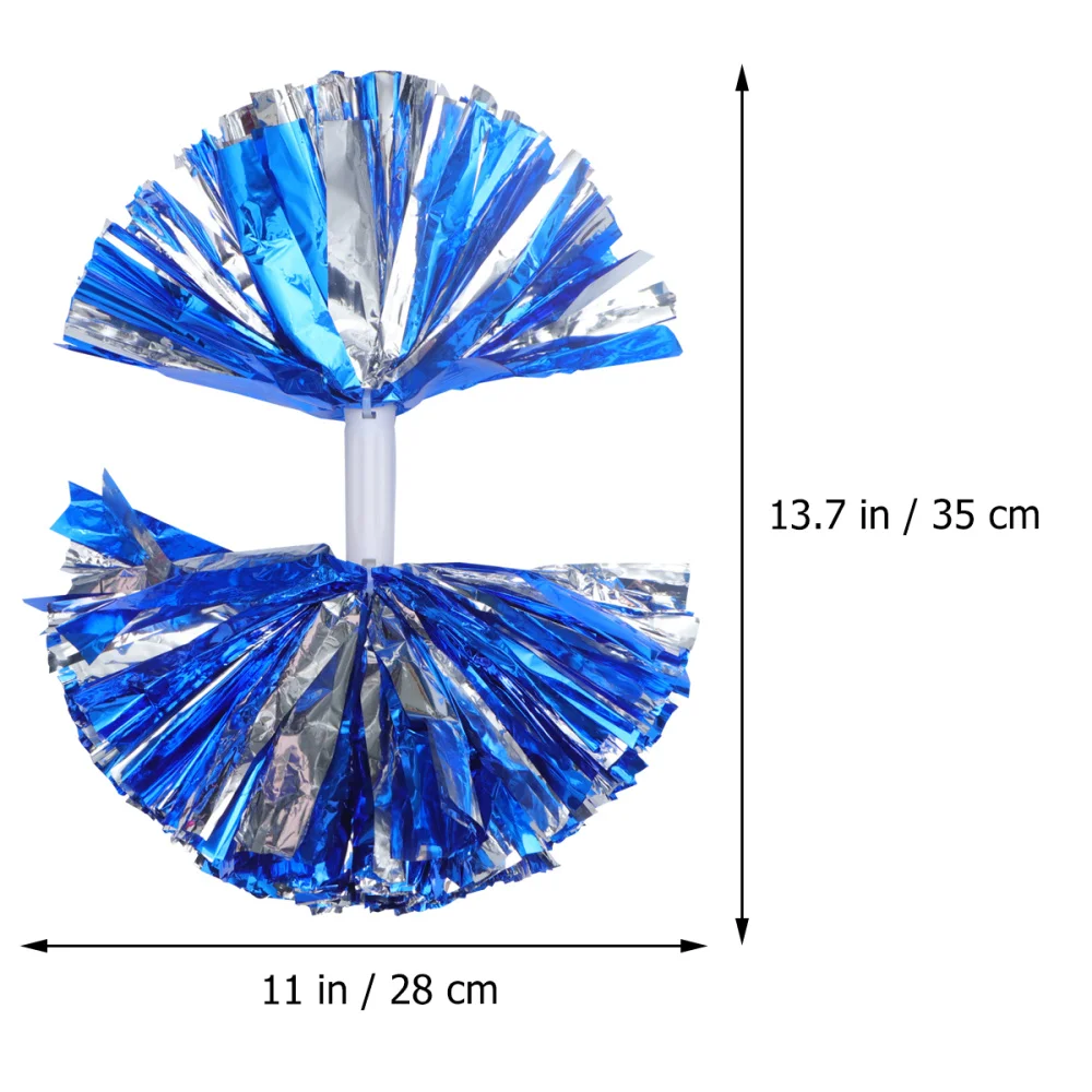2 Pcs Cheering Balls Squad Spirited Shinny Cheerleading Kit Cheer Poms Cheerleaders Supples with Handle for Competition
2 Pcs Cheering Balls Squad Spirited Shinny Cheerleading Kit Cheer Poms Cheerleaders Supples with Handle for Competition