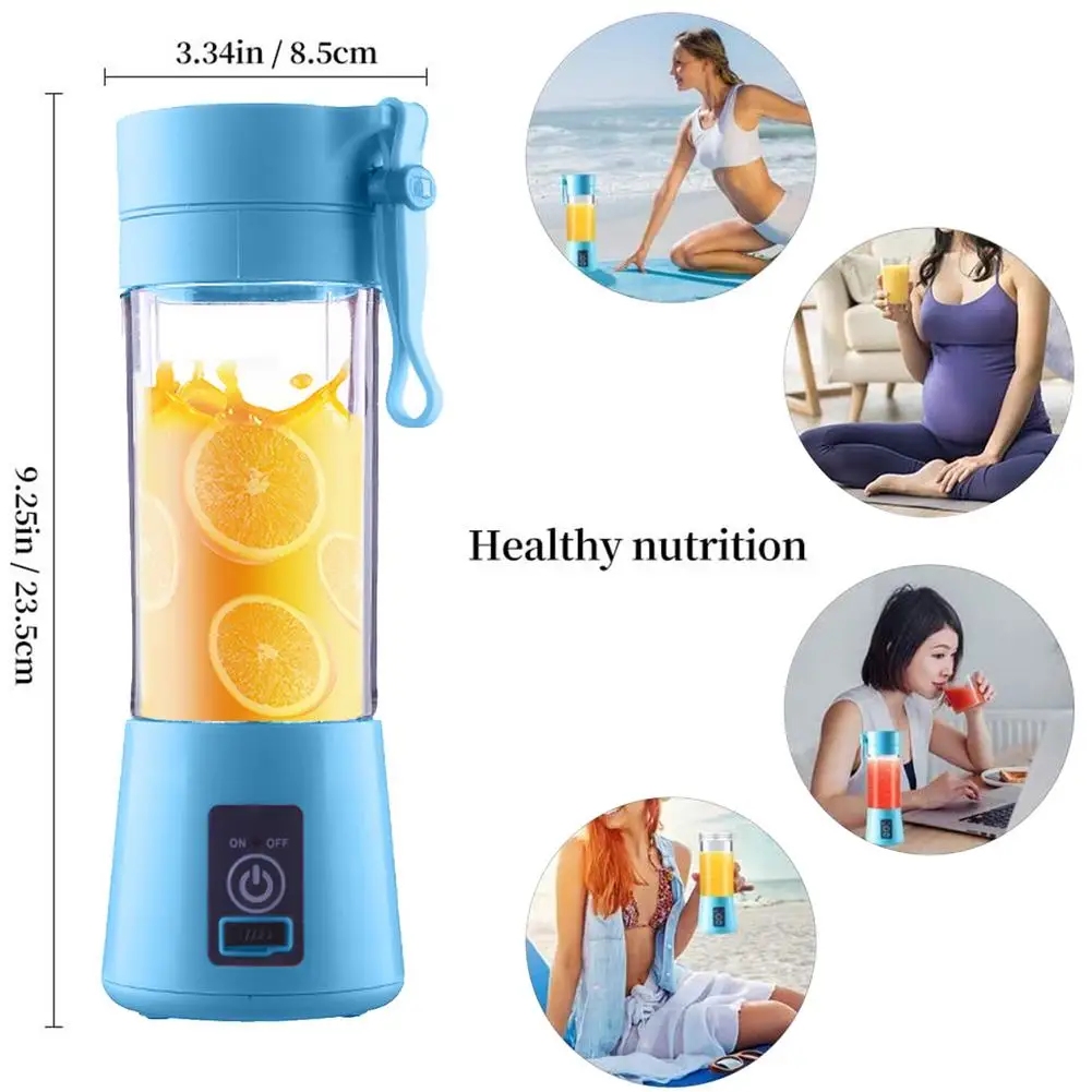 USB Rechargeable Portable Electric Fruit Juicer Blender Handheld Smoothie Milkshake Maker Mini Juice Water Stirring Mixer Cup 
USB Rechargeable Portable Electric Fruit Juicer Blender Handheld Smoothie Milkshake Maker Mini Juice Water Stirring Mixer Cup