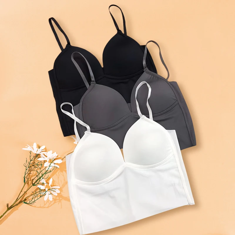 Seamless Top Women Fashion Crop Top Female Camisole Female Sexy Tank Tops Fashion Streetwear Sleeveless Wire Free Lingerie
Seamless Top Women Fashion Crop Top Female Camisole Female Sexy Tank Tops Fashion Streetwear Sleeveless Wire Free Lingerie