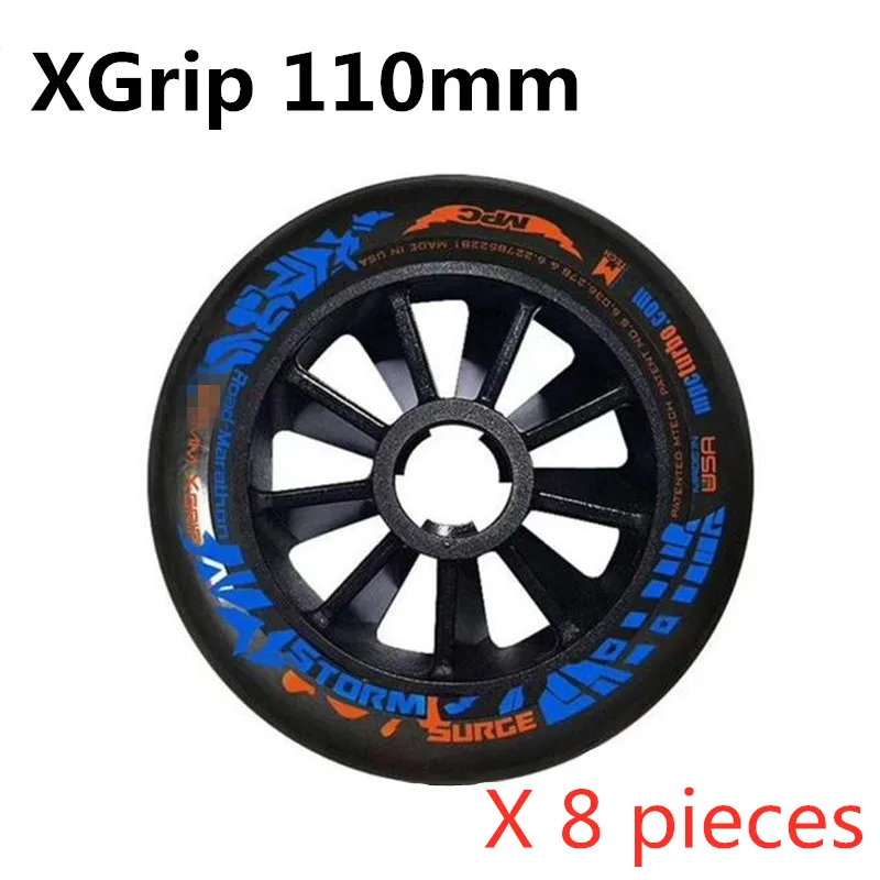 Колесные шины MPC Wheel Storm Surge Xgrip роликовые для роликовых коньков 85A 110 мм 100 90 колесо