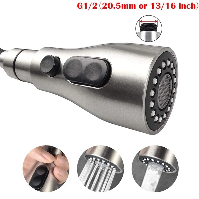 Kitchen Sink Pull Down Faucet Spray Head Nozzle Pull Out Hose Sprayer Replacement Part Faucet Head
Kitchen Sink Pull Down Faucet Spray Head Nozzle Pull Out Hose Sprayer Replacement Part Faucet Head