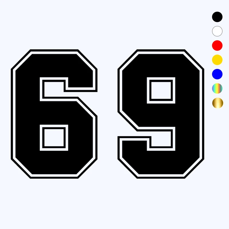 CK3232# Various Sizes figure Number 69 funny car sticker vinyl decal waterproof car auto stickers for bumper
CK3232# Various Sizes figure Number 69 funny car sticker vinyl decal waterproof car auto stickers for bumper