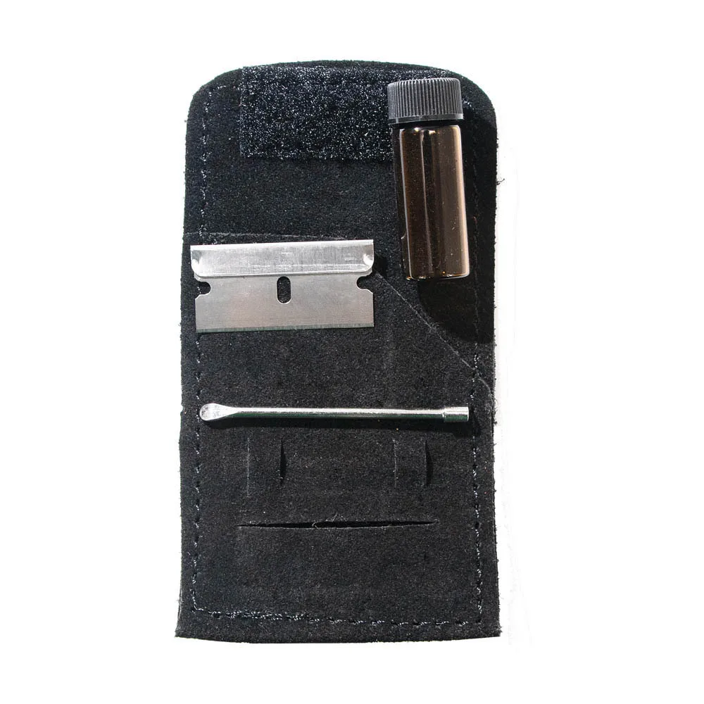 Leather Pocket Snuff Snorter Sniffer Kit Bag Glass Sniffer Snuff Bottle Stainless Steel Edge Blade Mini Spoon Snuff Snorter Set
Leather Pocket Snuff Snorter Sniffer Kit Bag Glass Sniffer Snuff Bottle Stainless Steel Edge Blade Mini Spoon Snuff Snorter Set