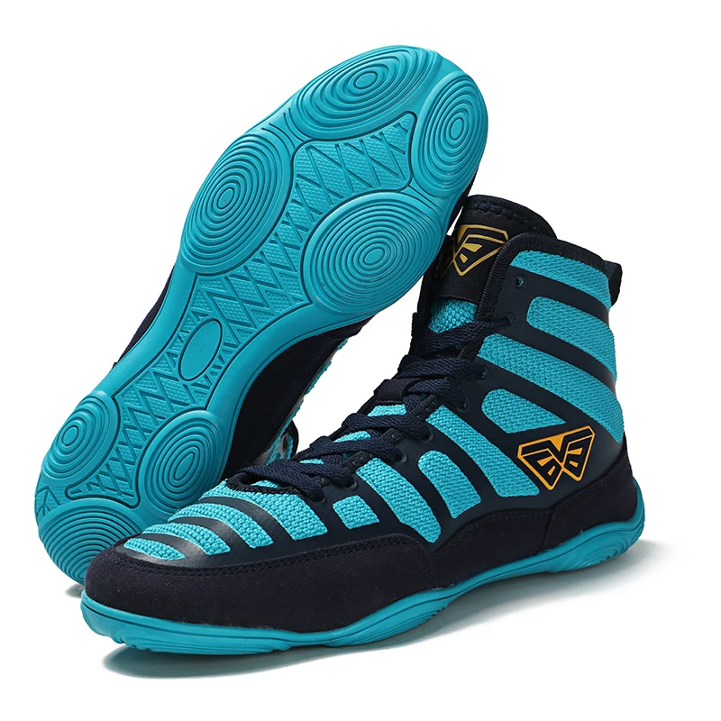 Pro Wrestling Shoes For Men Breathable Boxing Wrestling Training Shoes