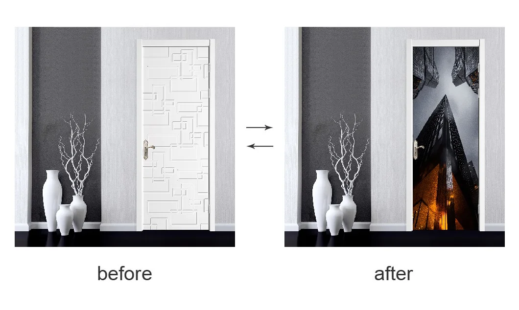 Door Stickers Decoration Modern Architecture Art Bedroom Self-adhesive Wardrobe Stickers Renovation Waterproof Stickers Custom
Door Stickers Decoration Modern Architecture Art Bedroom Self-adhesive Wardrobe Stickers Renovation Waterproof Stickers Custom