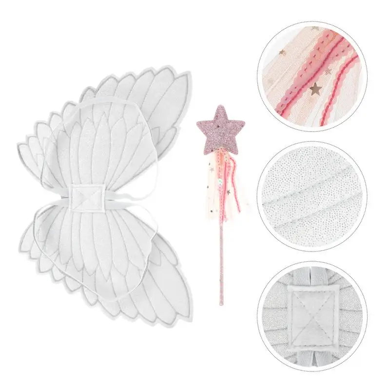 2Pcs Festival Party Kids Angel Wing Funny Performance Cosplay Wing with Wand
2Pcs Festival Party Kids Angel Wing Funny Performance Cosplay Wing with Wand