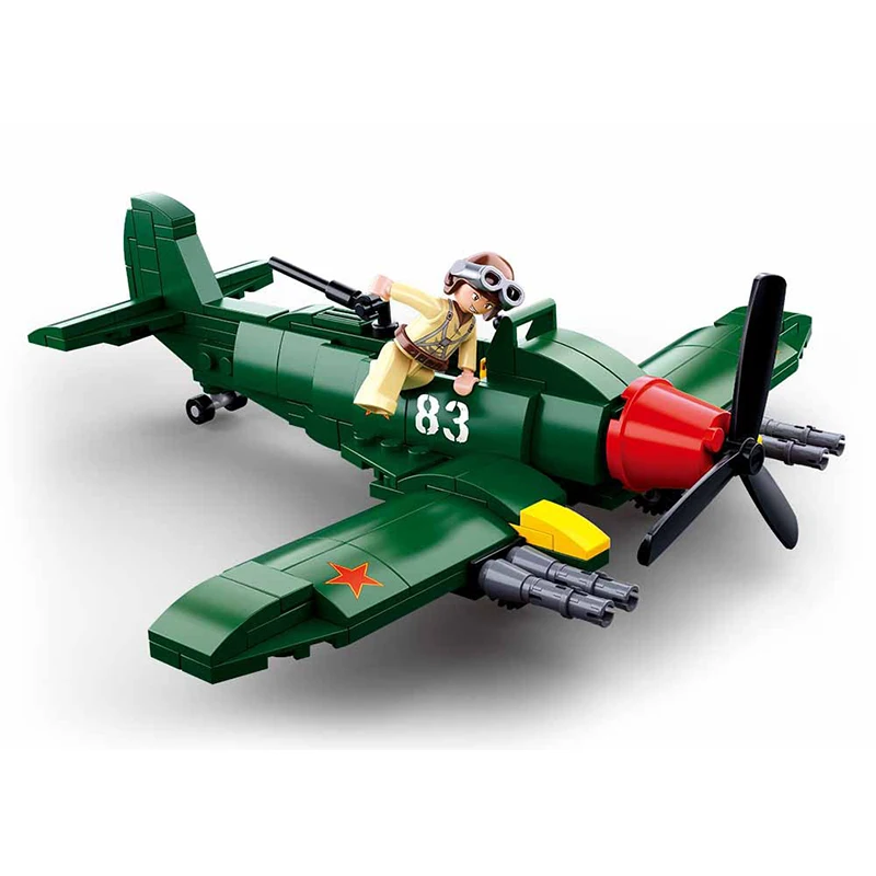 World War II Russia ILYUSHIN 2 Attack Aircraft Fighter Military Building Blocks Set WW2 Plane Bricks Classic Model Kit Kids Toys
World War II Russia ILYUSHIN 2 Attack Aircraft Fighter Military Building Blocks Set WW2 Plane Bricks Classic Model Kit Kids Toys
