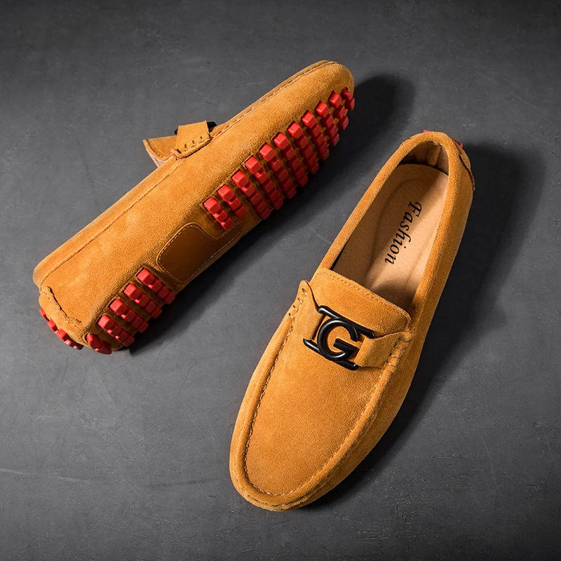 Mens Loafers Leather Luxury Designer Spring Summer Moccasins Men Loafer Suede Casual Shoes Men Flats Lightweight Driving Shoes
Mens Loafers Leather Luxury Designer Spring Summer Moccasins Men Loafer Suede Casual Shoes Men Flats Lightweight Driving Shoes