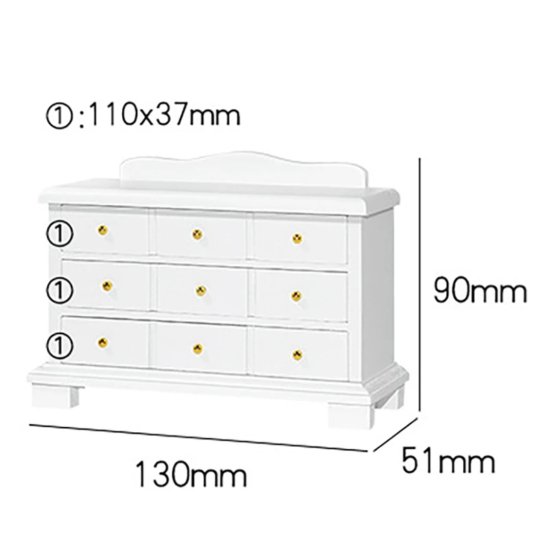 1/12 DollHouse Miniature Wooden Sideboard Simulation Storage Cabinet Model Toy Dollhouse Accessories
1/12 DollHouse Miniature Wooden Sideboard Simulation Storage Cabinet Model Toy Dollhouse Accessories