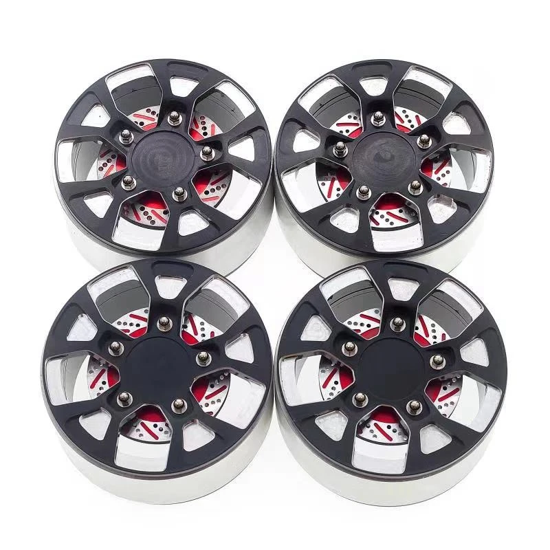 4PCS Metal 2.2 Beadlock Wheel Rims Hub with Brake Disc for 1/10 RC Crawler Car Axial SCX10 Wraith Capra Traxxas TRX4
4PCS Metal 2.2 Beadlock Wheel Rims Hub with Brake Disc for 1/10 RC Crawler Car Axial SCX10 Wraith Capra Traxxas TRX4