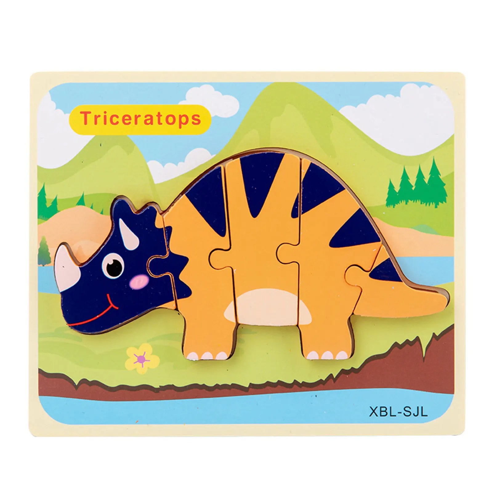 Dinosaur Animal Puzzle Wooden Puzzle 3D Large Three-dimensional Toy Montessori Preschool Educational Toys For 1-3 Year Old Kids
Dinosaur Animal Puzzle Wooden Puzzle 3D Large Three-dimensional Toy Montessori Preschool Educational Toys For 1-3 Year Old Kids