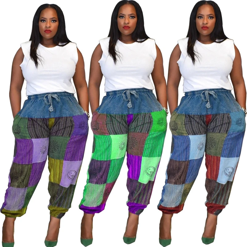 TNNAOFF Plus Size Patchwork Wide Leg Pants for Women Fall Fashion Mid Waist Joggers Fitness Streetwear Loose Casual Trousers
TNNAOFF Plus Size Patchwork Wide Leg Pants for Women Fall Fashion Mid Waist Joggers Fitness Streetwear Loose Casual Trousers