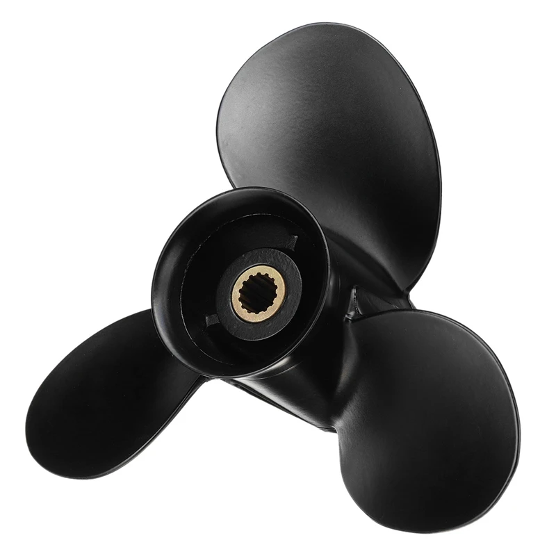 Outboard Propeller 3Bab645160 9.25 X 8 for Tohatsu-Mercury 9.9-20Hp Standard Rotation Aluminum 3 Blades 14 Spline Tooth
Outboard Propeller 3Bab645160 9.25 X 8 for Tohatsu-Mercury 9.9-20Hp Standard Rotation Aluminum 3 Blades 14 Spline Tooth