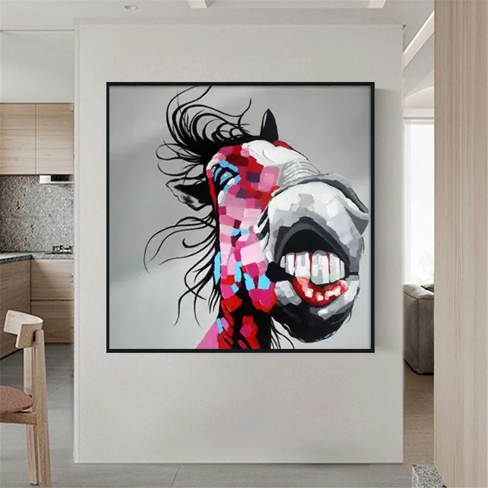hand-painted oil painting Children's room cartoon animal hanging painting horse color knife painting canvas painting home decor
hand-painted oil painting Children's room cartoon animal hanging painting horse color knife painting canvas painting home decor