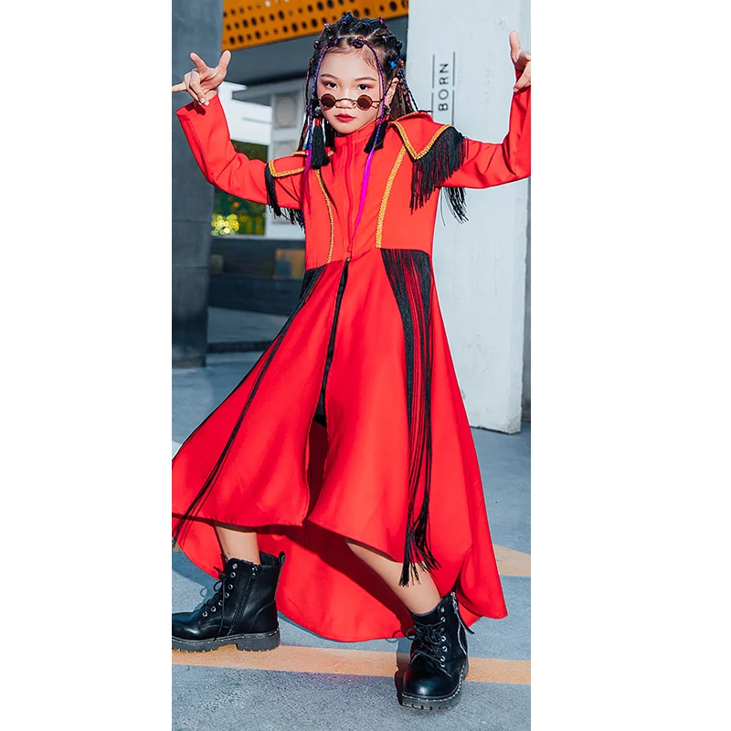 Kids Hip Hop Dancing Red Jacket Children Model Catwalk Show Stage Costumes Boys/Girls Jazz/Street Dance Fashion Clothing
Kids Hip Hop Dancing Red Jacket Children Model Catwalk Show Stage Costumes Boys/Girls Jazz/Street Dance Fashion Clothing