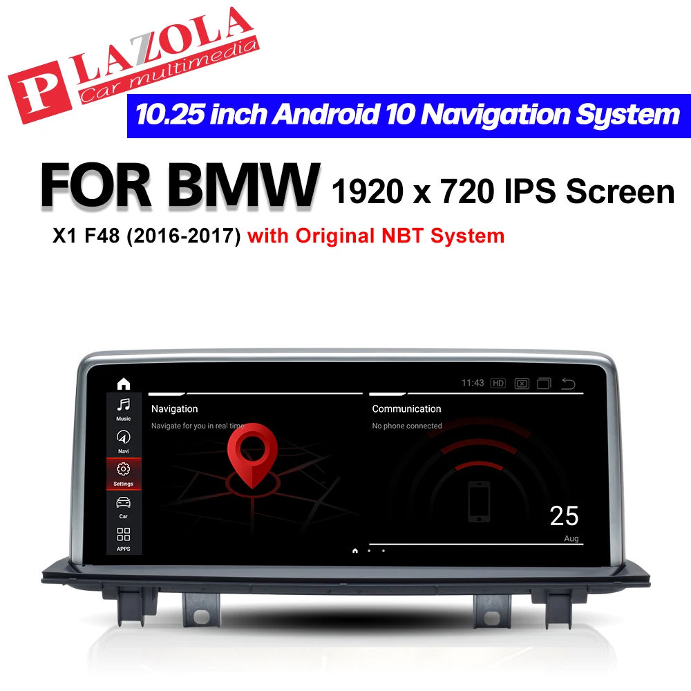 Автомобильный мультимедийный радиоплеер для BMW X1 F48 2016-2017 NBT 10,25 дюймов экран Android 10 навигация Авторадио для CarPlay Android головное устройство
Автомобильный мультимедийный радиоплеер для BMW X1 F48 2016-2017 NBT 10,25 дюймов экран Android 10 навигация Авторадио для CarPlay Android головное устройство