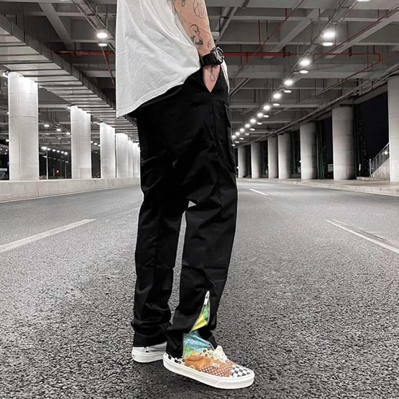 Ankle Zipper Cashew Print Pockets Overalls Mens High Street Drawstring Oversize Casual Trousers Hip Hop Loose Cargo Pants
Ankle Zipper Cashew Print Pockets Overalls Mens High Street Drawstring Oversize Casual Trousers Hip Hop Loose Cargo Pants