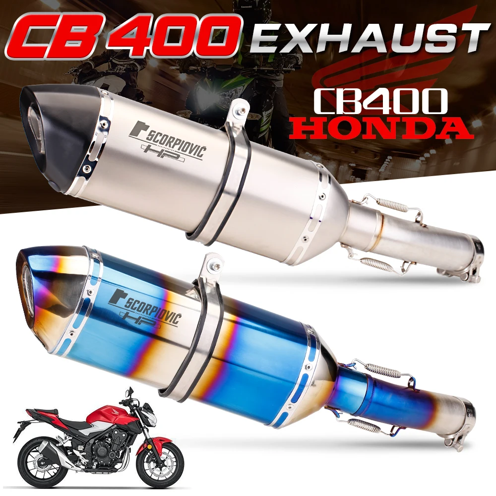 Motoo - Motorcycle Exhaust middle pipe Round Muffler for HONDA CB400 Slip-On all years
Motoo - Motorcycle Exhaust middle pipe Round Muffler for HONDA CB400 Slip-On all years