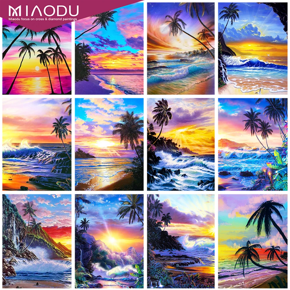 Miaodu 5D DIY Diamond Painting Sunset Scenery Kits Home Decor Painting By Number Seaside Rhinestone Mosaic Art Gift
Miaodu 5D DIY Diamond Painting Sunset Scenery Kits Home Decor Painting By Number Seaside Rhinestone Mosaic Art Gift