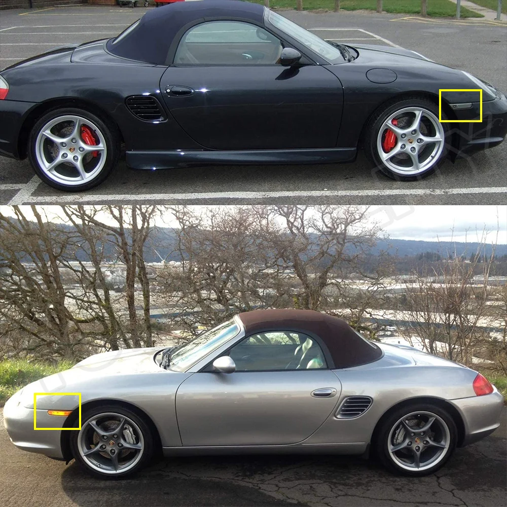 2PCS LED Side Fender Dynamic Turn Signal Light Marker Lamp For Porsche Boxster 986 911 Coupe Convertible Targa (996) 2001-2005
2PCS LED Side Fender Dynamic Turn Signal Light Marker Lamp For Porsche Boxster 986 911 Coupe Convertible Targa (996) 2001-2005
