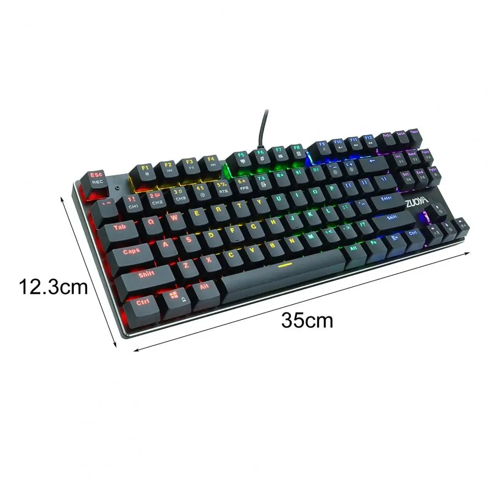 Gaming Mechanical Keyboard Backlit Keyboard Blue Red Switch 87key Anti-ghosting LED USB Wired Russia/US For Gamer PC Laptop
Gaming Mechanical Keyboard Backlit Keyboard Blue Red Switch 87key Anti-ghosting LED USB Wired Russia/US For Gamer PC Laptop