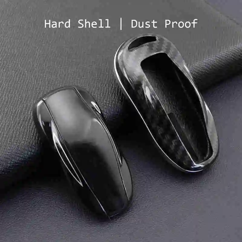 Carbon Fiber Key Case Cover, Key Fob Cover Car Remote Control Protection Case, Remote Key Hard Case for Tesla Model S
Carbon Fiber Key Case Cover, Key Fob Cover Car Remote Control Protection Case, Remote Key Hard Case for Tesla Model S