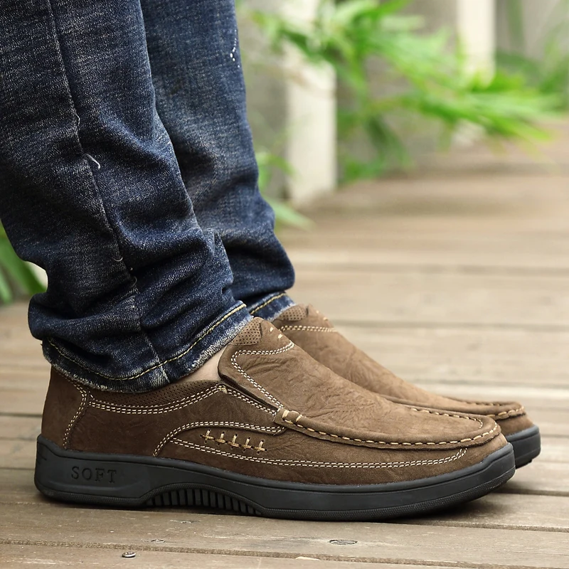 Outdoor Casual shoes Men Loafers Soft Moccasins Autumn Winter Genuine Leather Shoes Men Warm Flats Slip On Driving Shoes *61130
Outdoor Casual shoes Men Loafers Soft Moccasins Autumn Winter Genuine Leather Shoes Men Warm Flats Slip On Driving Shoes *61130