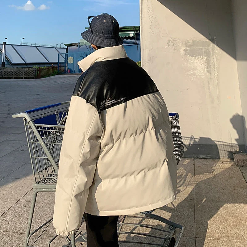 2021 Winter Men's PU Leather Snow Jackets In Warm Coats Stand Collar Waterproof Parkas Thicken Pink Cotton-padded Clothes S-2XL
2021 Winter Men's PU Leather Snow Jackets In Warm Coats Stand Collar Waterproof Parkas Thicken Pink Cotton-padded Clothes S-2XL