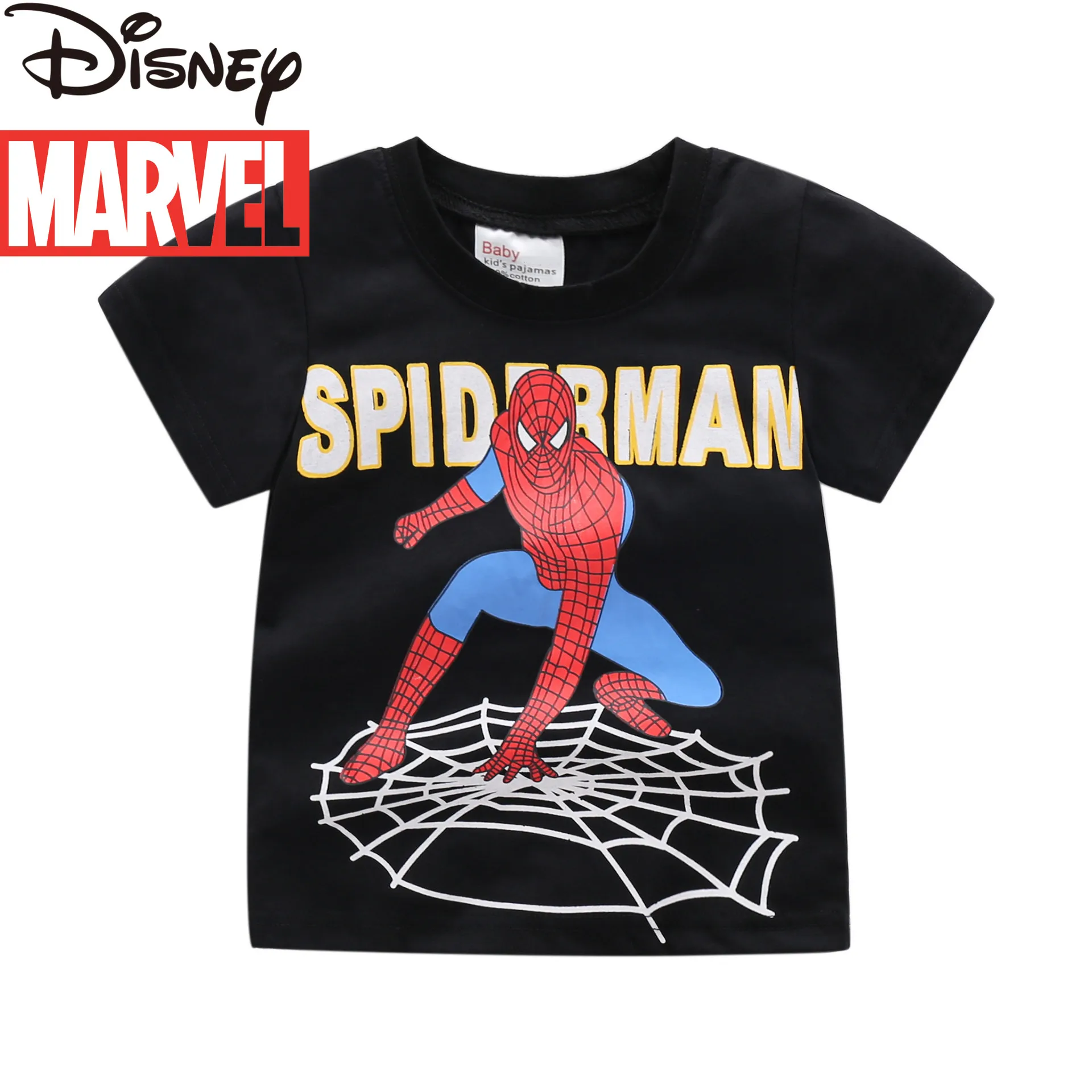 Marvel Spider-Man Boys Cotton Short Sleeve T-Shirt Children's Clothing Children Clothes Fashion Clothes Boy Clothes
Marvel Spider-Man Boys Cotton Short Sleeve T-Shirt Children's Clothing Children Clothes Fashion Clothes Boy Clothes