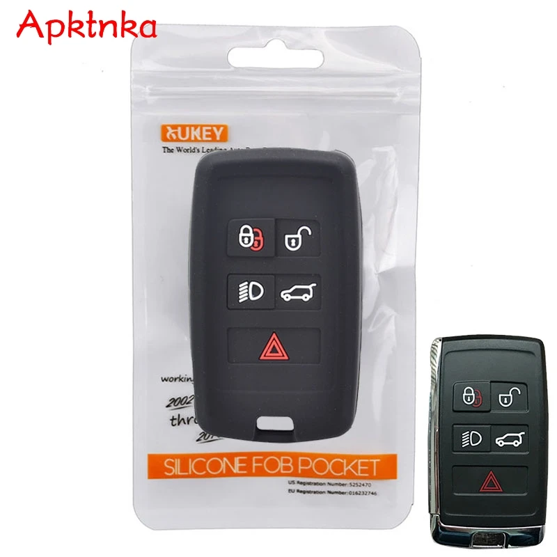 Silicone Car Key Case For Range Rover Velar For Land Rover Discovery 5 For Jaguar E-Pace 2017 2018 2019 Keyless Remote Fob Cover
Silicone Car Key Case For Range Rover Velar For Land Rover Discovery 5 For Jaguar E-Pace 2017 2018 2019 Keyless Remote Fob Cover
