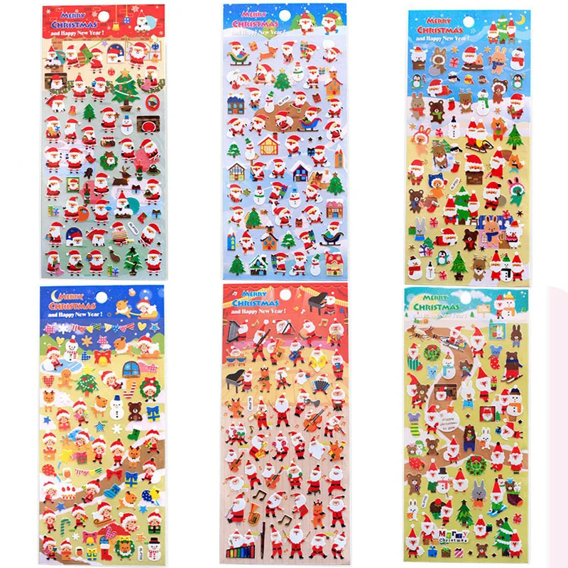 10Pcs Fashion Cartoon Christmas Decoration Stickers Cute Kids Toy Santa Claus Stationery Stickers Great School Gifts
10Pcs Fashion Cartoon Christmas Decoration Stickers Cute Kids Toy Santa Claus Stationery Stickers Great School Gifts