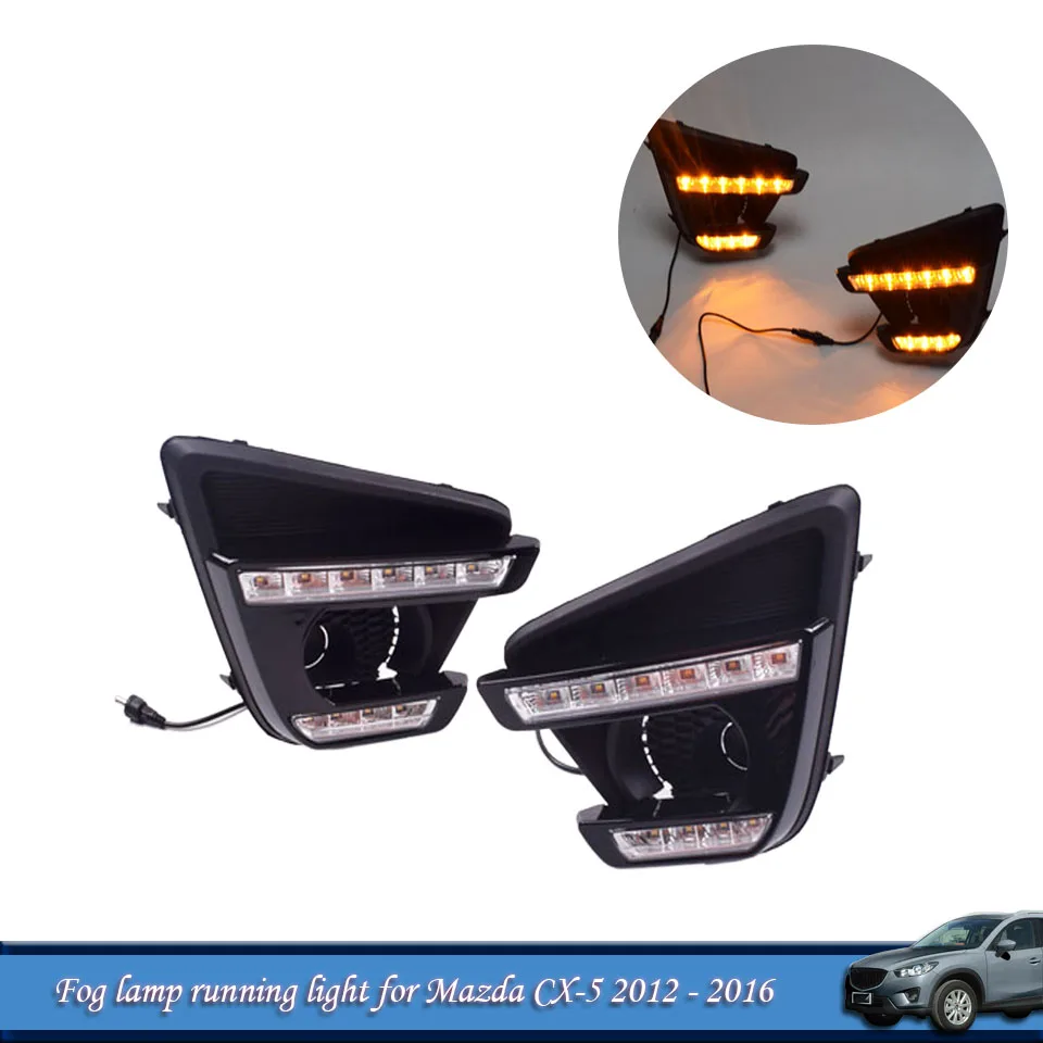 2 Pcs For Mazda CX - 5 CX5 2012 2013 2014 2015 2016 LED DRL Lights Running Light Fog Lamp With Yellow Turn Signal
2 Pcs For Mazda CX - 5 CX5 2012 2013 2014 2015 2016 LED DRL Lights Running Light Fog Lamp With Yellow Turn Signal