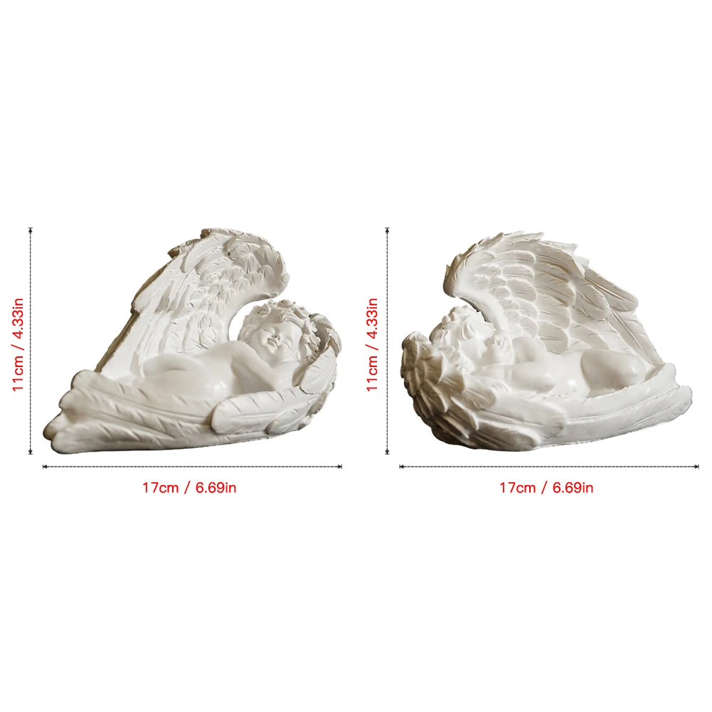 Pair of Sleeping Angel Ornaments Resin Angel Ccrafts Children's Room Decorations Wedding Birthday Gifts
Pair of Sleeping Angel Ornaments Resin Angel Ccrafts Children's Room Decorations Wedding Birthday Gifts