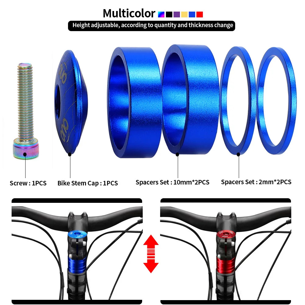 Bike Stem Cap Bicycle Front Fork Top Cover Mountain Bike Headset Cover Cycling Accessories
Bike Stem Cap Bicycle Front Fork Top Cover Mountain Bike Headset Cover Cycling Accessories