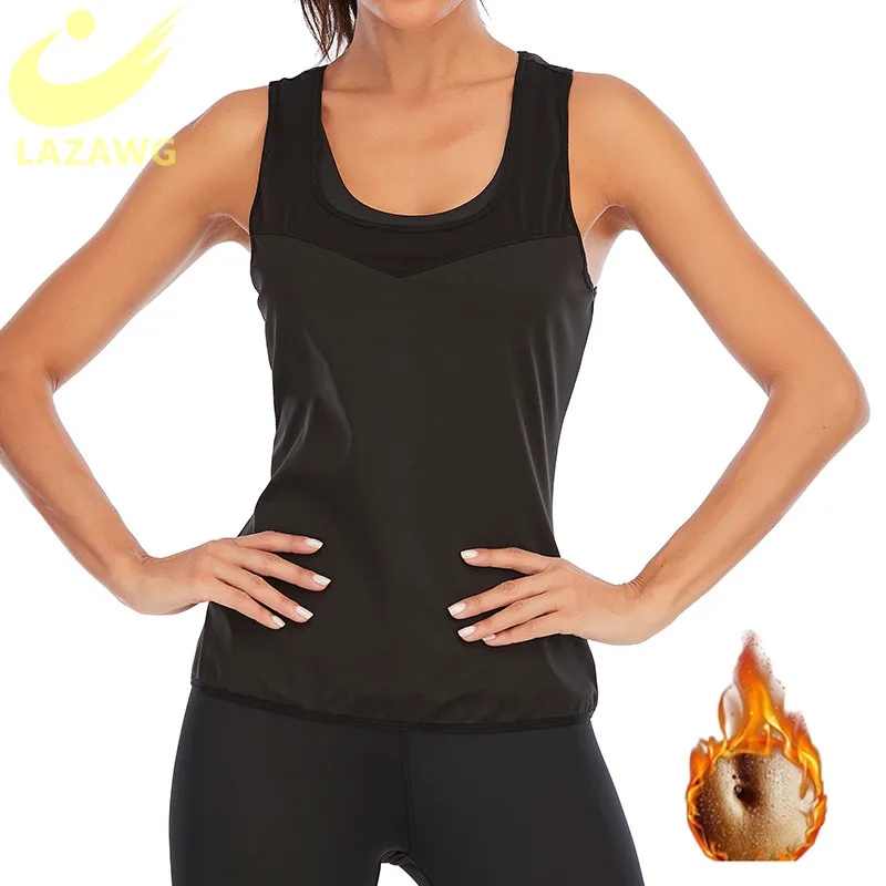 LAZAWG Mesh Breathable Silver Coated Sports Top Neoprene Sauna Suit Waist Trainer Hot Thermal Shirt Sleeveless Best Shapewear
LAZAWG Mesh Breathable Silver Coated Sports Top Neoprene Sauna Suit Waist Trainer Hot Thermal Shirt Sleeveless Best Shapewear